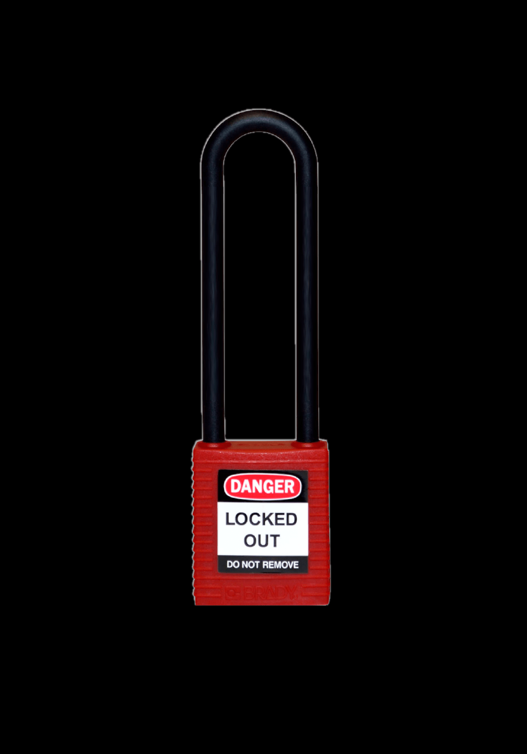 Plastic Shackle Safety Padlock